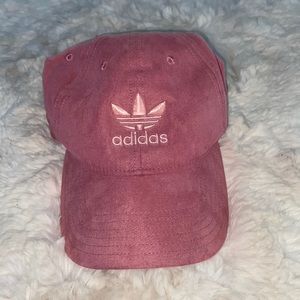Womens pink adidas hat